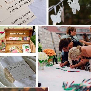 alternative wedding guest book ideas