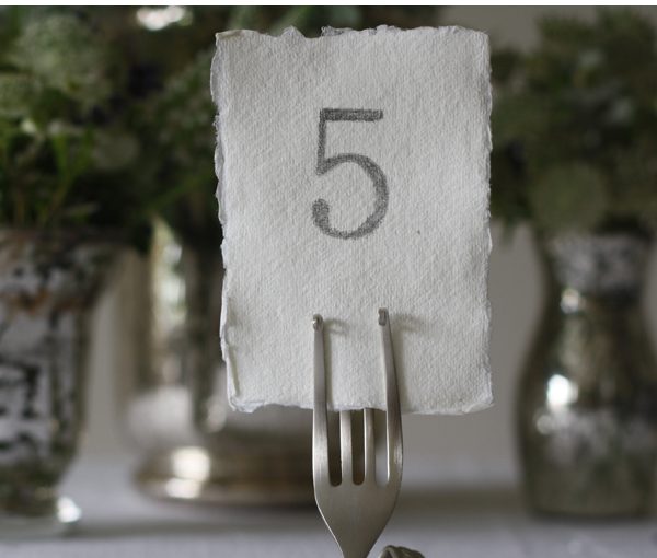 wedding place card holders table number holders forks