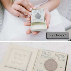 wedding lucky sixpence for her shoe