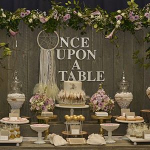 rustic wedding dessert table once upon a table