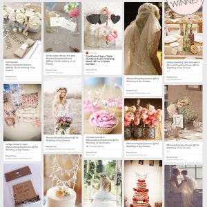 The wedding of my dreams competition winner pin to win