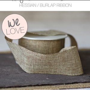 roll of hessian ribbon for sale