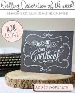 sign our wedding guestbok sign chalkboard