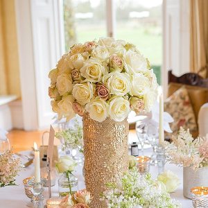 gold sequin vases mercury silver vases