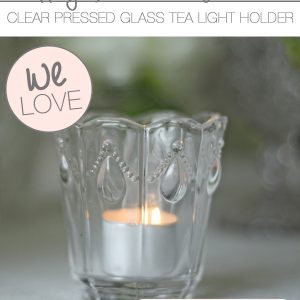 clear glass tea light holders for weddings