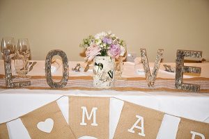 just married hessian bunting (2)