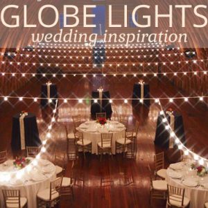 string globe lights wedding inspiration