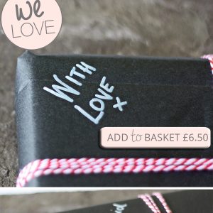 chalkboard wrapping paper kit