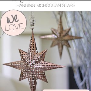 moroccan stars hanging wedding decorations