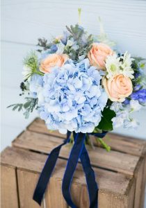 Blue Pink Peach wedding ideas