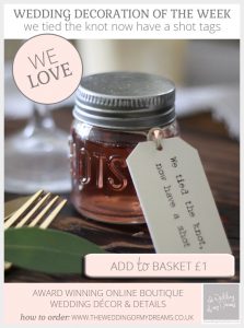 we tied the knot now have a shot tags shot glass wedding favours