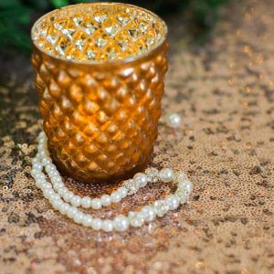 bronze copper tea light holders for weddings luxe metallic ideas (1)