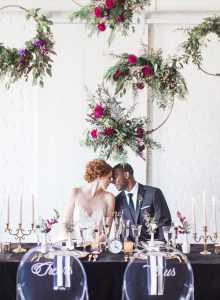 Black and Gold New Year's Eve Wedding inspiredbythis-com-katienesbittphotography-com