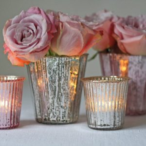 Top 10 Silver Vases and Candle Holders available to buy online from @theweddingomd silver_votive_glass_vase_ribbed_2_1024x1024