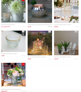 Candles tealights holders weddings