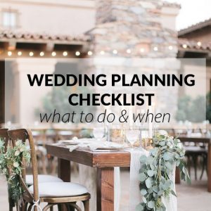wedding planning checklist what to do when sq