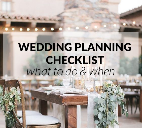wedding planning checklist what to do when sq