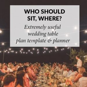 wedding table plan template and planner download