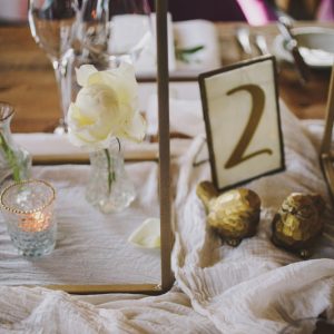 Gold Floral Stands Tall Wedding Centrepieces Extra Details Table Numbers & Vases