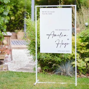 hanging frame for wedding signs the wedding of my dreams