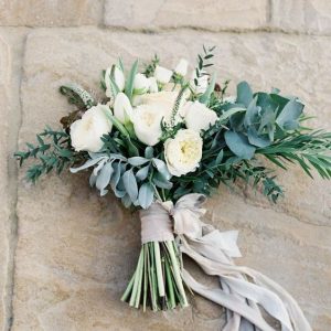 silk ribbons wedding styling ideas - wedding bouquets