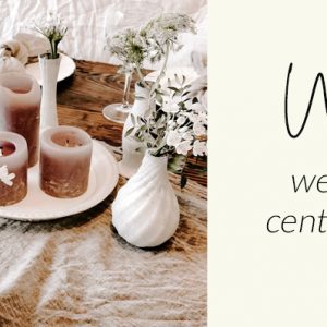 Antique white wedding centrepieces vases urns bottles The Wedding of my Dreams
