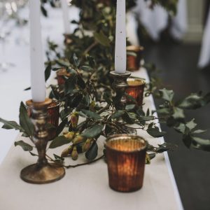 Bronze table styling wedding inspiration