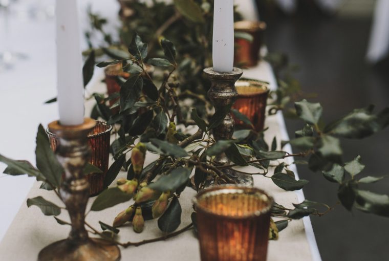Bronze table styling wedding inspiration