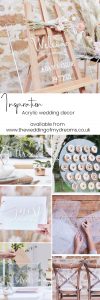 acrylic wedding decorations