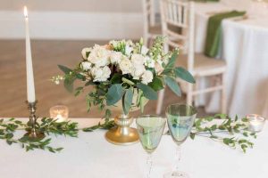 Top Table wedding ideas Brass and gold