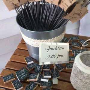sparklers affordable wedding favours guests will love