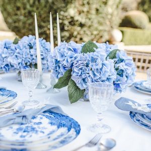 blue wedding flower ideas