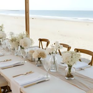 beach wedding decor