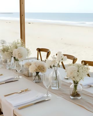 beach wedding decor