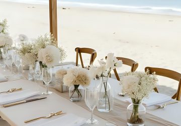 beach wedding decor