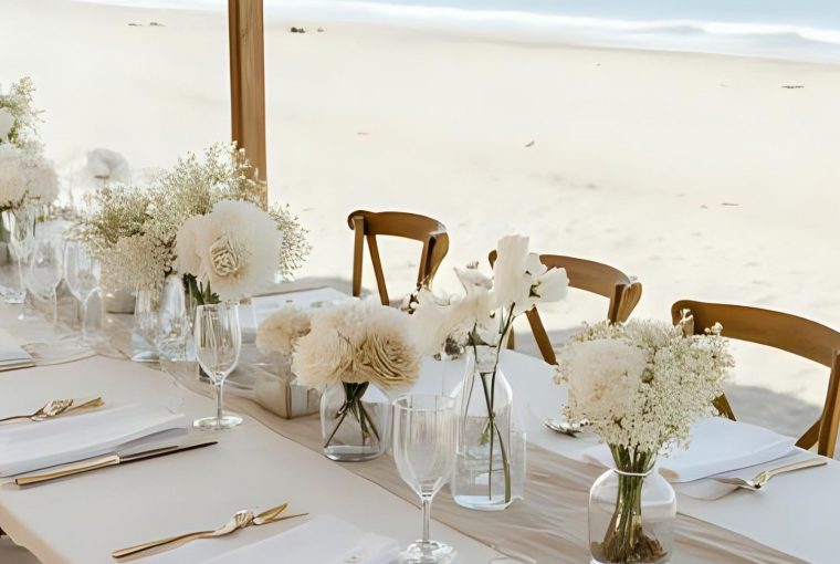 beach wedding decor