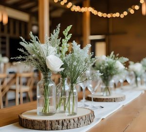 rustic-weddings-tree-slices-for-weddings