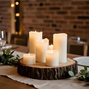 rustic-weddings-tree-slices-for-weddings